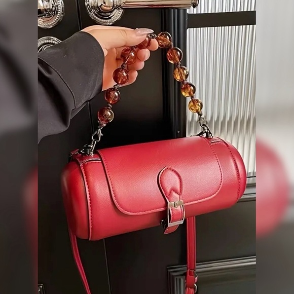 She_Stylish Handbags - Vintage Vegan Leather Wristlet with Two Straps 👛